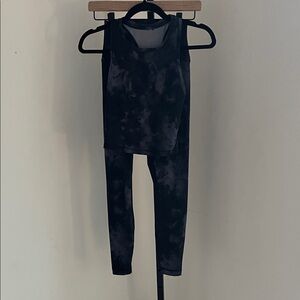 Women's Black Tie-Dye Jumpsuit